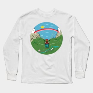 Paragliding Long Sleeve T-Shirt